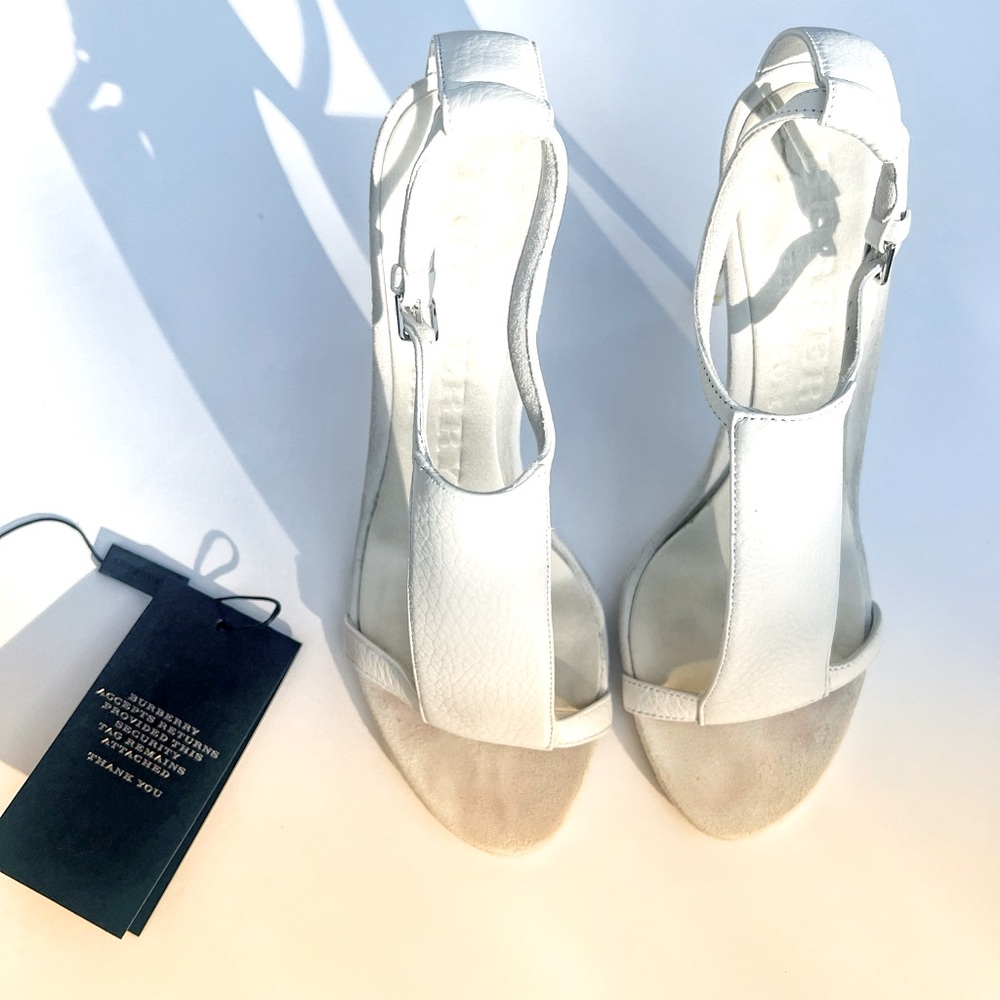 Burberry ankle strap sandals